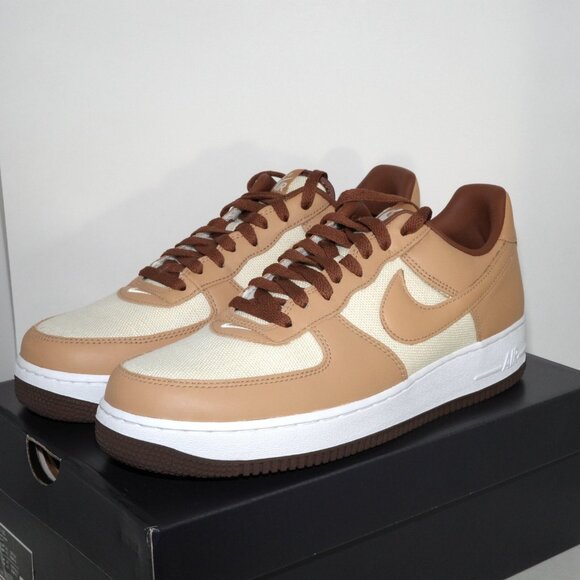 2021 Nike Air Force 1 Low QS Acorn DJ6395-100 Mens US 11 DS Brand New - Picture 1 of 8
